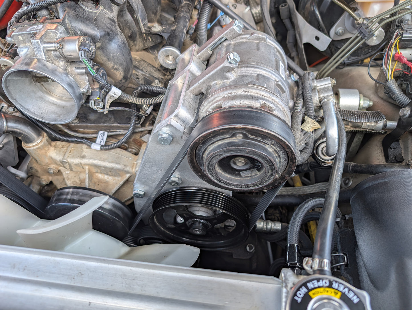 LS Swap Rover AC and GM Powersteering Mount