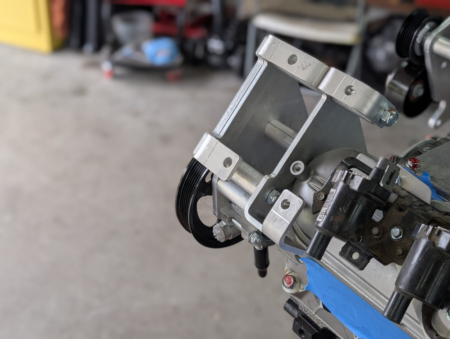 LS Swap Rover AC and GM Powersteering Mount