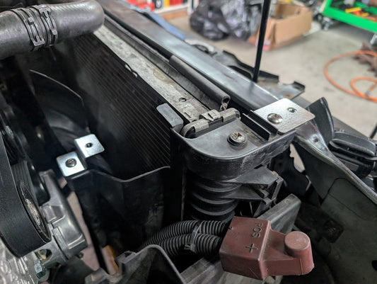 LS Swap Discovery 2 Upper Fan Shroud Relocation Brackets