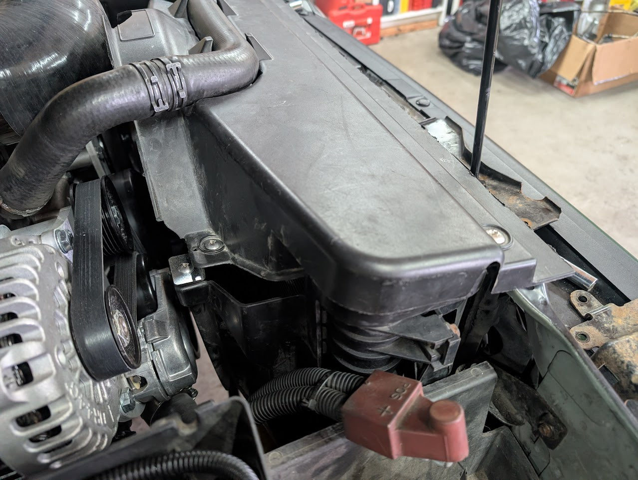LS Swap Discovery 2 Upper Fan Shroud Relocation Brackets