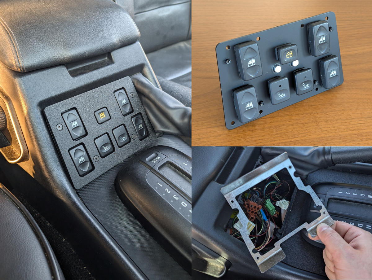 Discovery 1 & 2 All-Metal Window Switch Refresh Kit