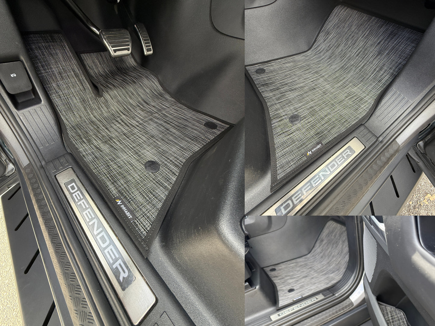 New Defender Floor Mats Front Only (90, 110, 130)