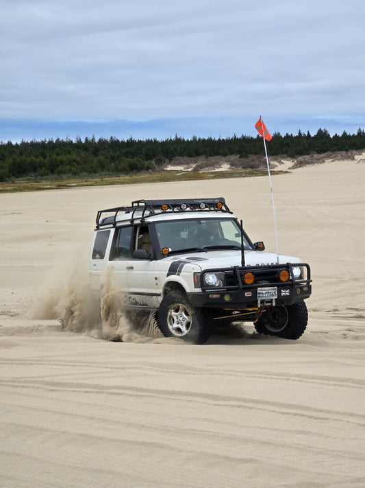 03-04 Discovery 2 ARB Winch Bumper with Mounting Brackets - Turn indicators and fog lights