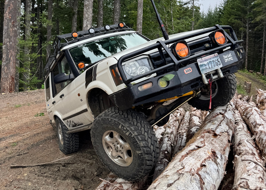 03-04 Discovery 2 ARB Winch Bumper with Mounting Brackets - Turn indicators and fog lights