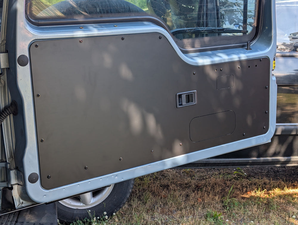 Discovery 1 & 2 Aluminum Rear Door Card