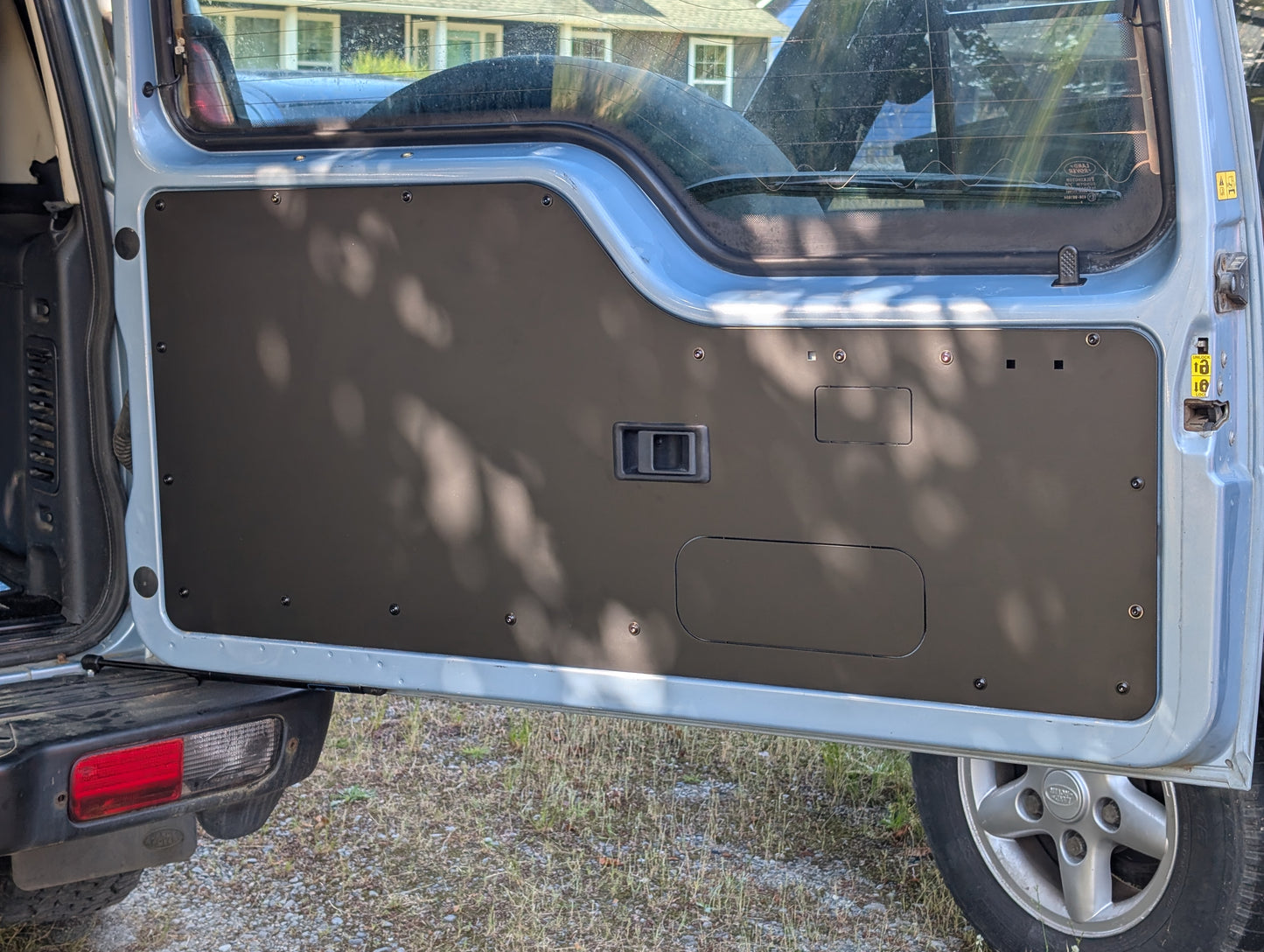 Discovery 1 & 2 Aluminum Rear Door Card