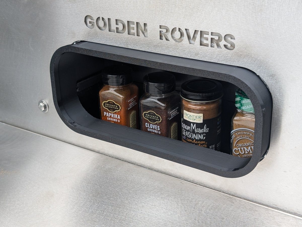 Discovery 1 & 2 Tailgate Table Storage Cubby - Golden Rovers