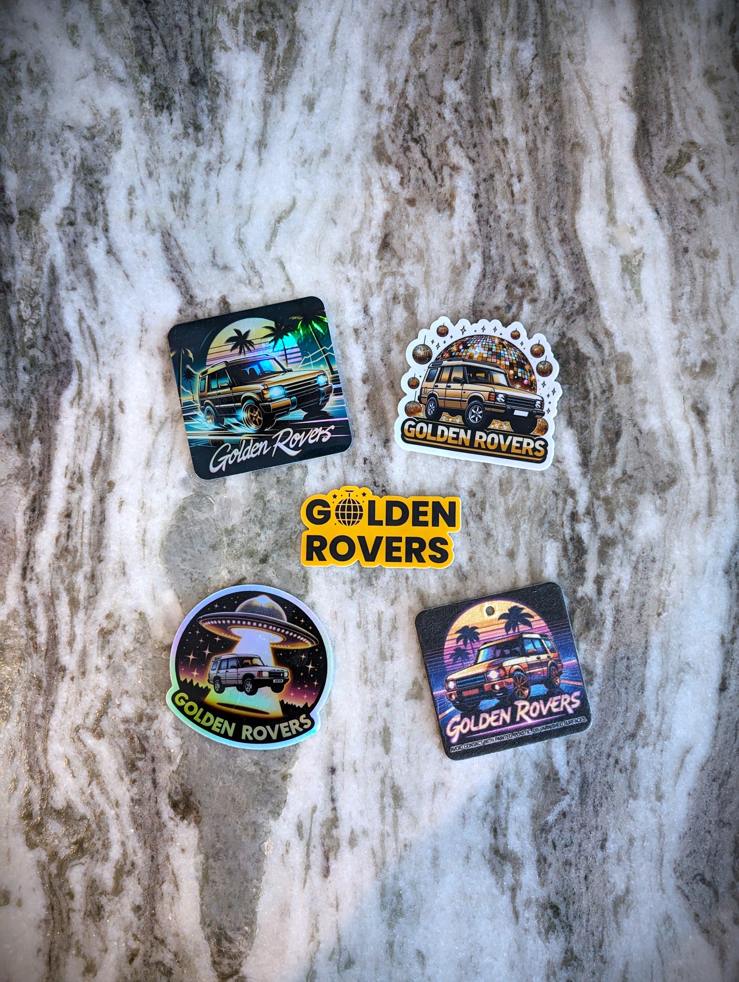 Golden Rovers Sticker Pack (3 Pieces)