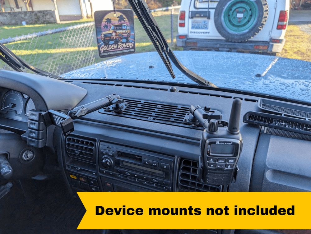 Discovery 1 & 2 AMPS Dash Panel RAM Mount - For mounting phones, tablets, and more